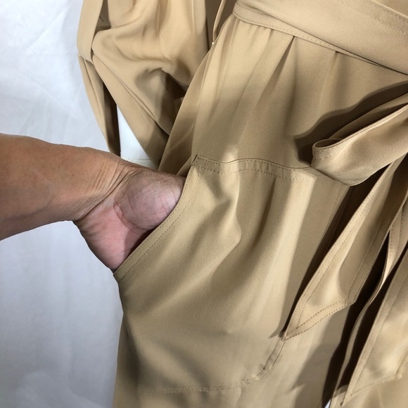 Alfani Roll-Up Sleeve Trench Jacket - Picture 3 of 8